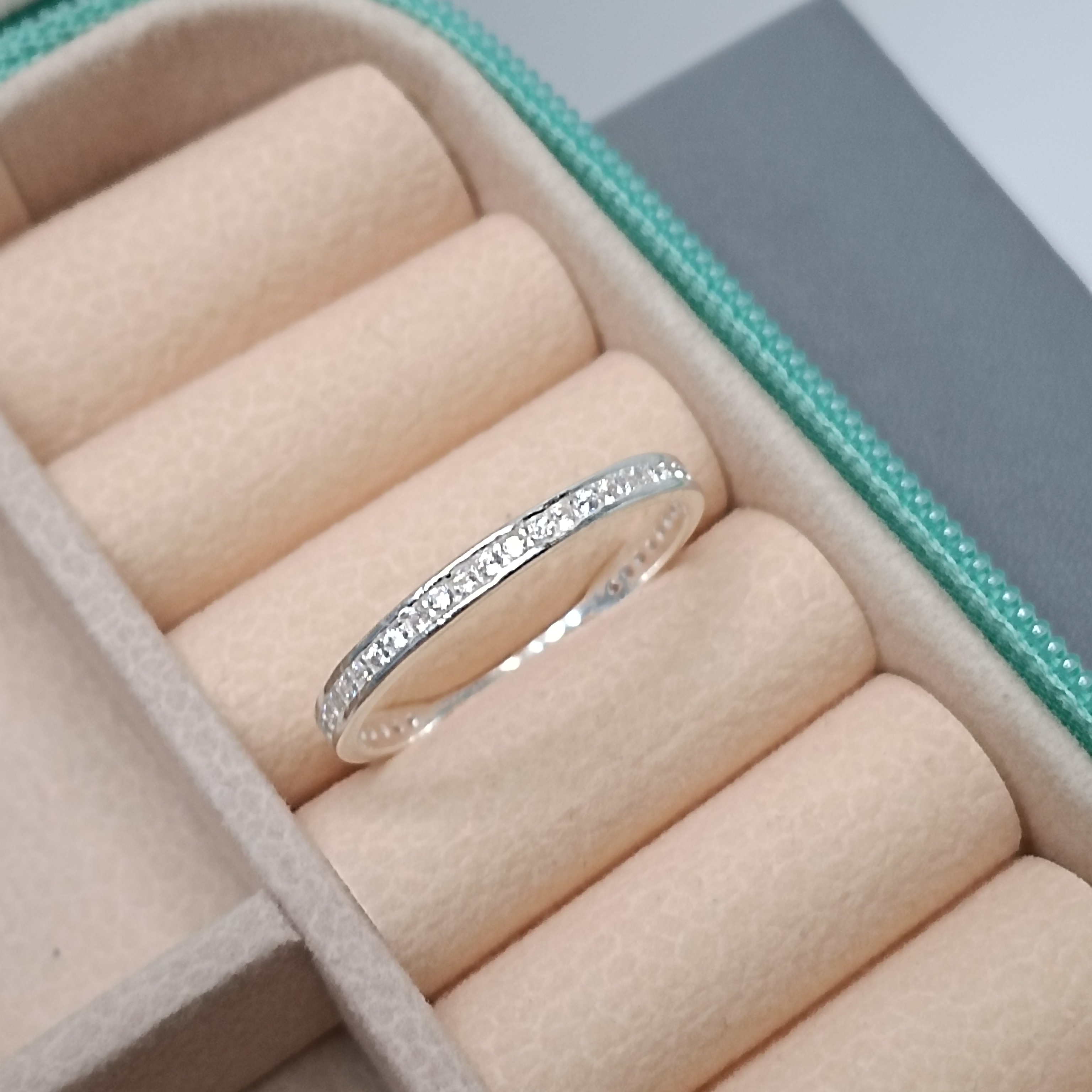 Aliança Trilha Zirconia #ANI-56 (Ref:2351)