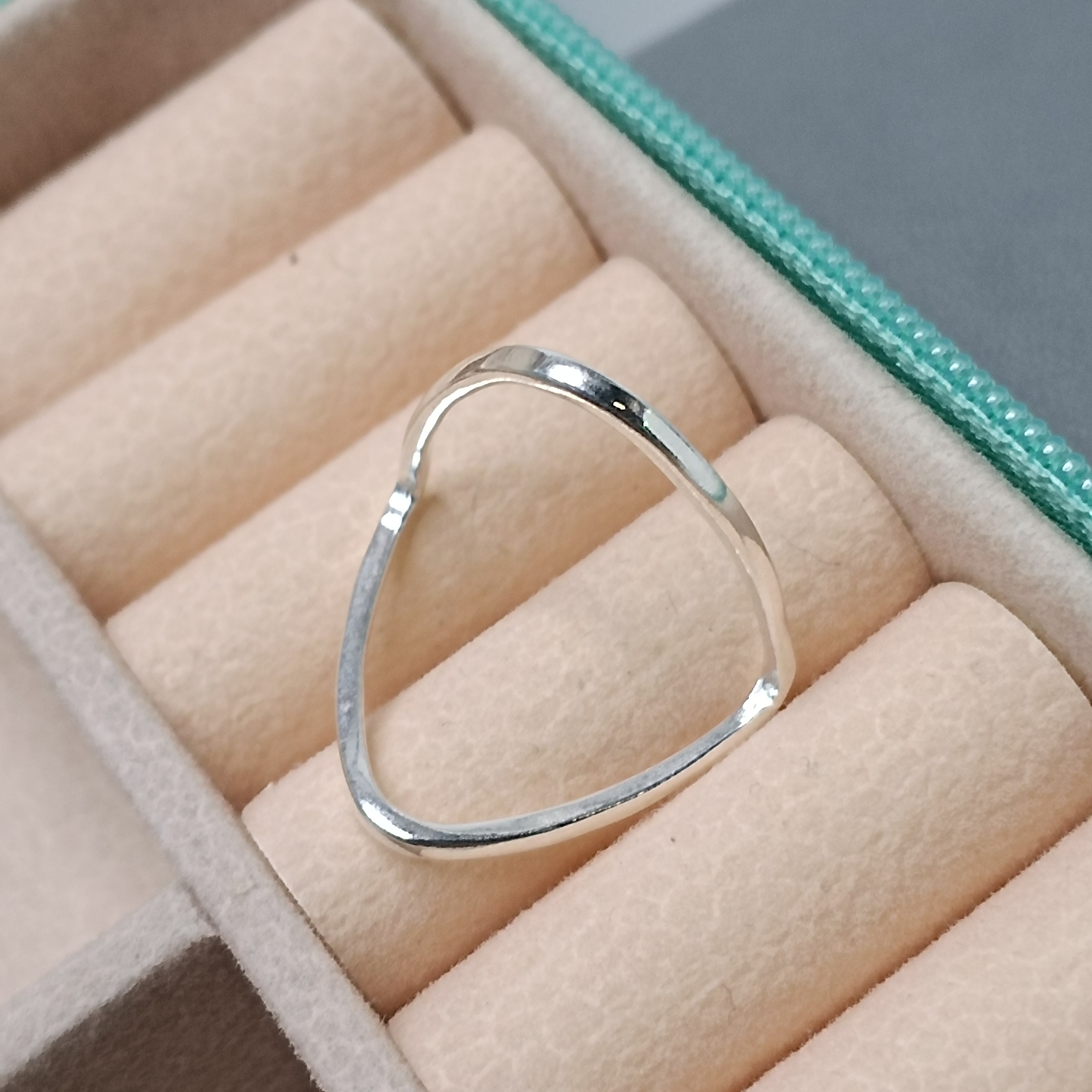 Anel Boca De Tubarão Liso #AN2-38 (Ref:2409)